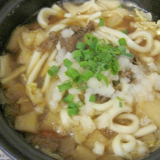 牛肉と冬瓜のおろしうどん